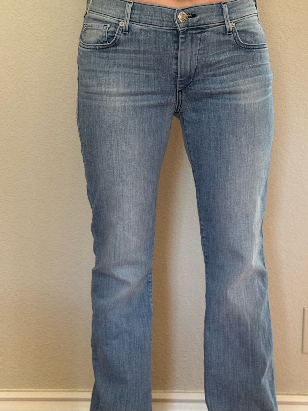 TRUE RELIGION Light Blue Women's Bootcut Jeans - Picture 4 of 7